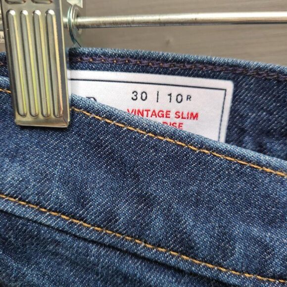 Gap Vintage Slim Mid Rise Jeans size 30/10 - Picture 9 of 12